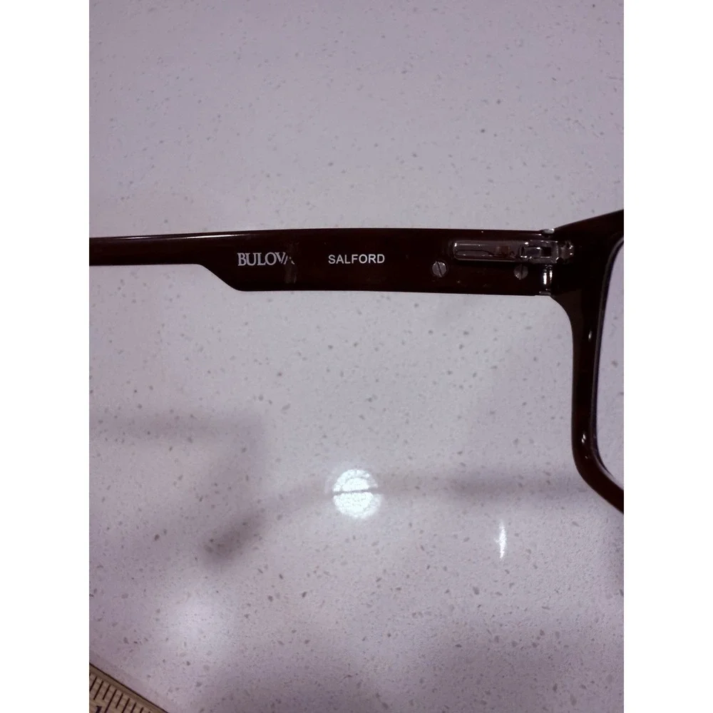 Bulova Salford Black/brown Eyeglasse Frames 55-16-140